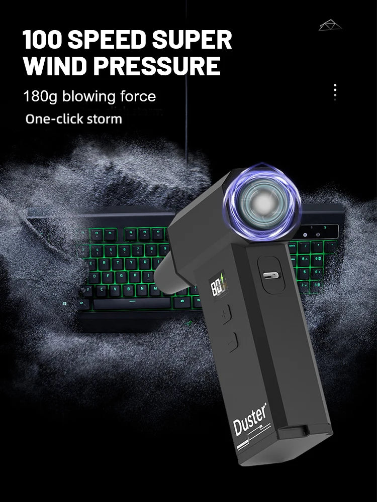 Kraftig Bærbar Luftblæser