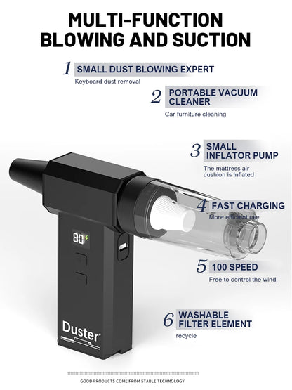 Kraftig Bærbar Luftblæser