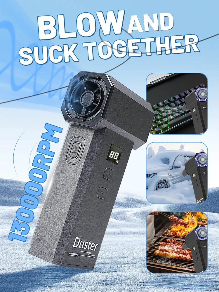 Kraftig Bærbar Luftblæser